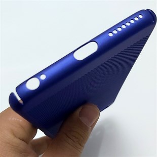 İphone 6 Plus Fileli Sert Modern Kılıf Mavi